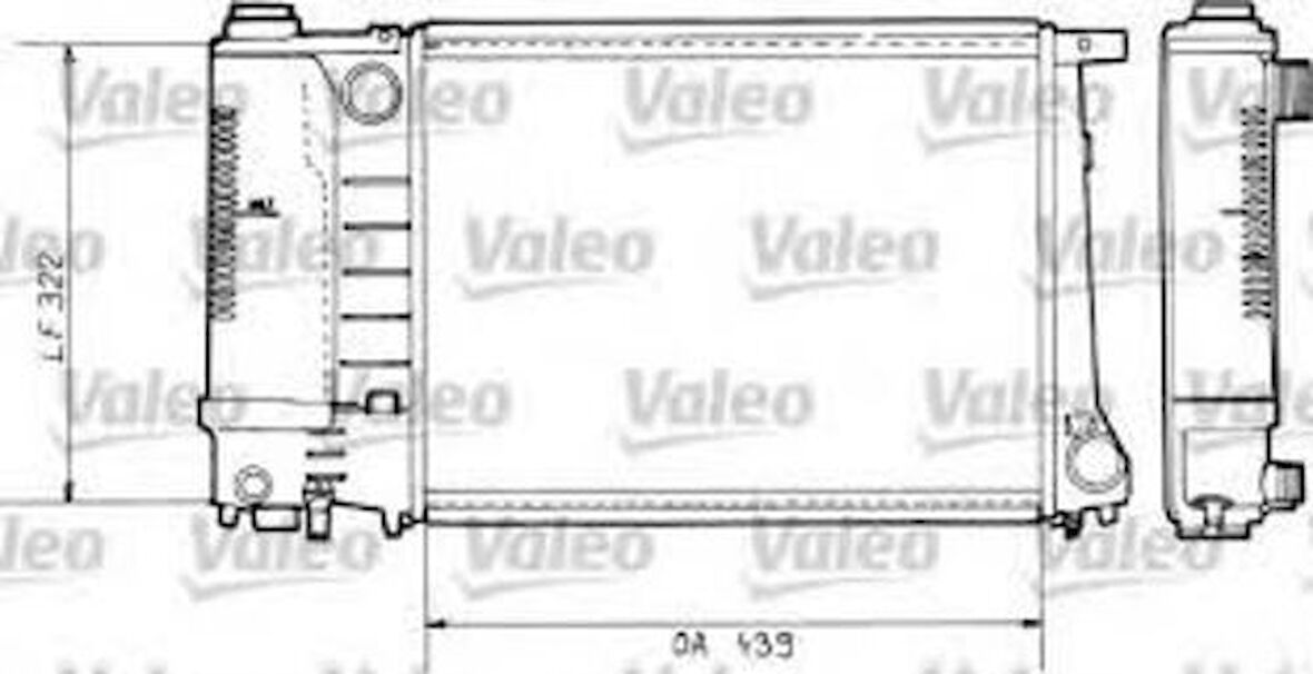 Valeo 730365 Motor Su Radyatörü BMW E30 E36 M30 M43 M44 M52 M20 M49 17111129982