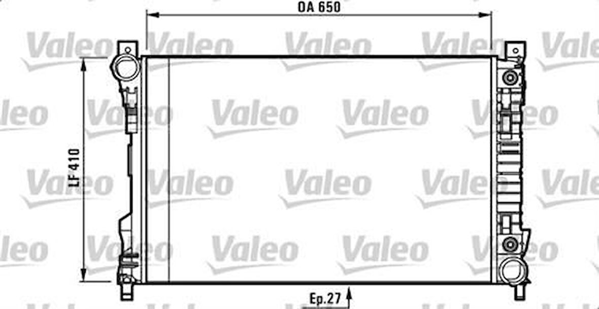 Valeo 732741 Motor Su Radyatörü W203 00-07 Cl203 02-08 S203 01-07 C209 02-09 A209 03-10 R171 04-11 2035000503