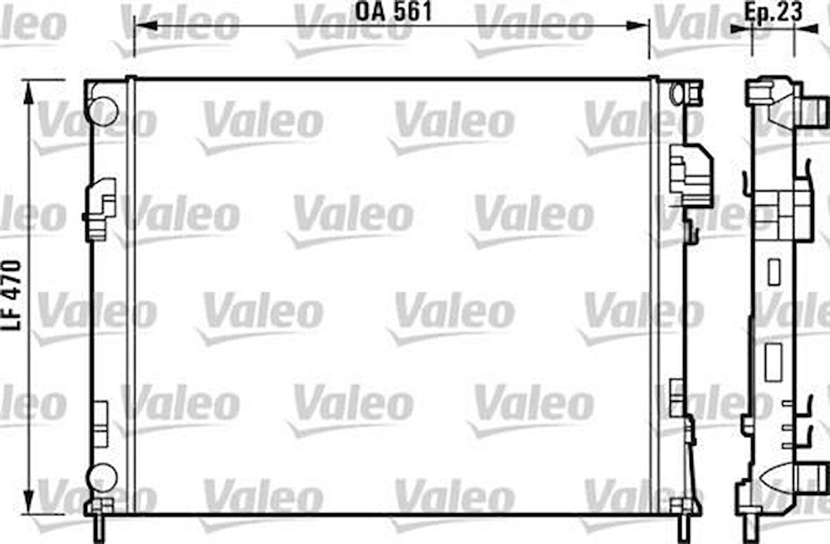 Valeo 732853 Motor Radyatör Vivaro Trafic F4R 1.9D 1.9DTI 01- 8200073817