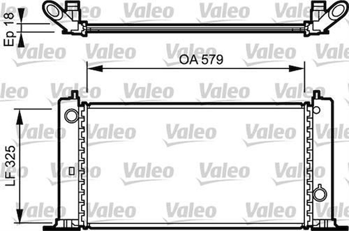 Valeo 734228 Motor Radyatörü Stilo 1.4 1.6 03-07 51735217