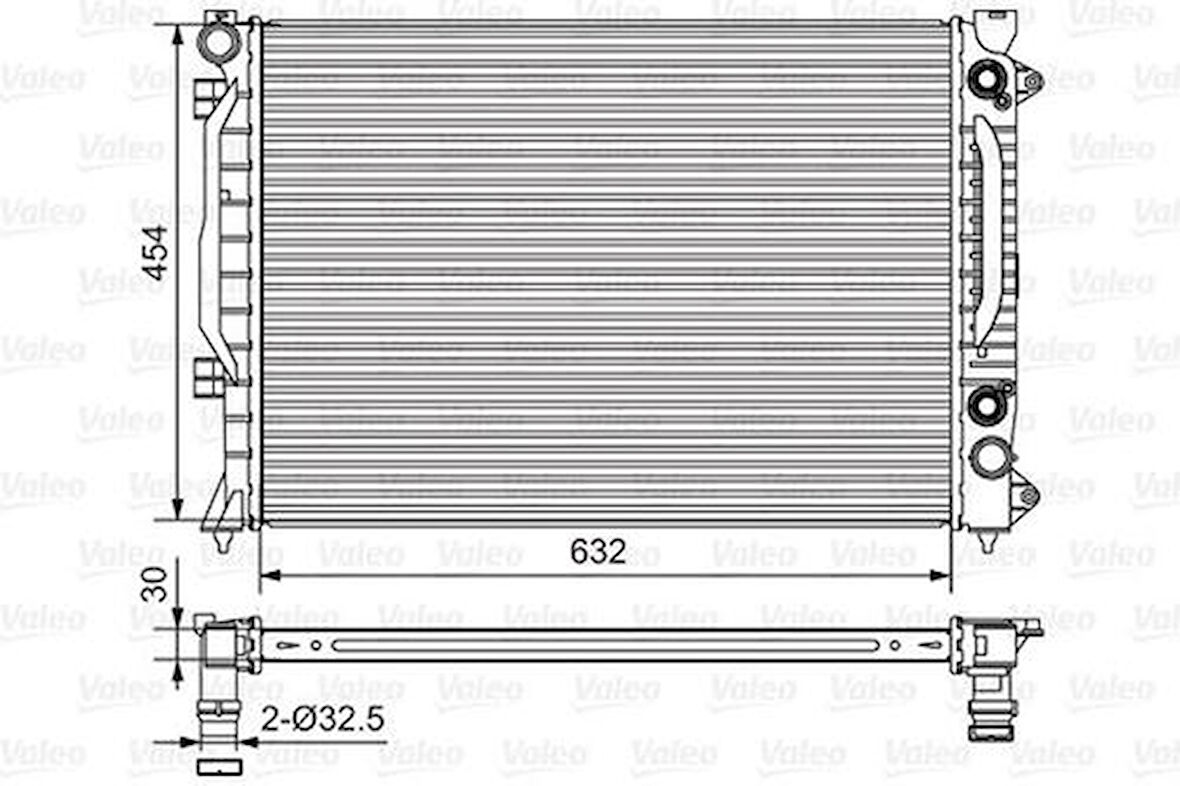Valeo 734753 Motor Su Radyatörü A6 Allroad Quattro 00-04 4B0121251A