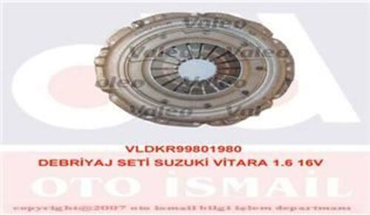 Valeo 801980 Debriyaj Seti Vitara 1.6 16V 90-Szk015 215 5 Kapı VCK803