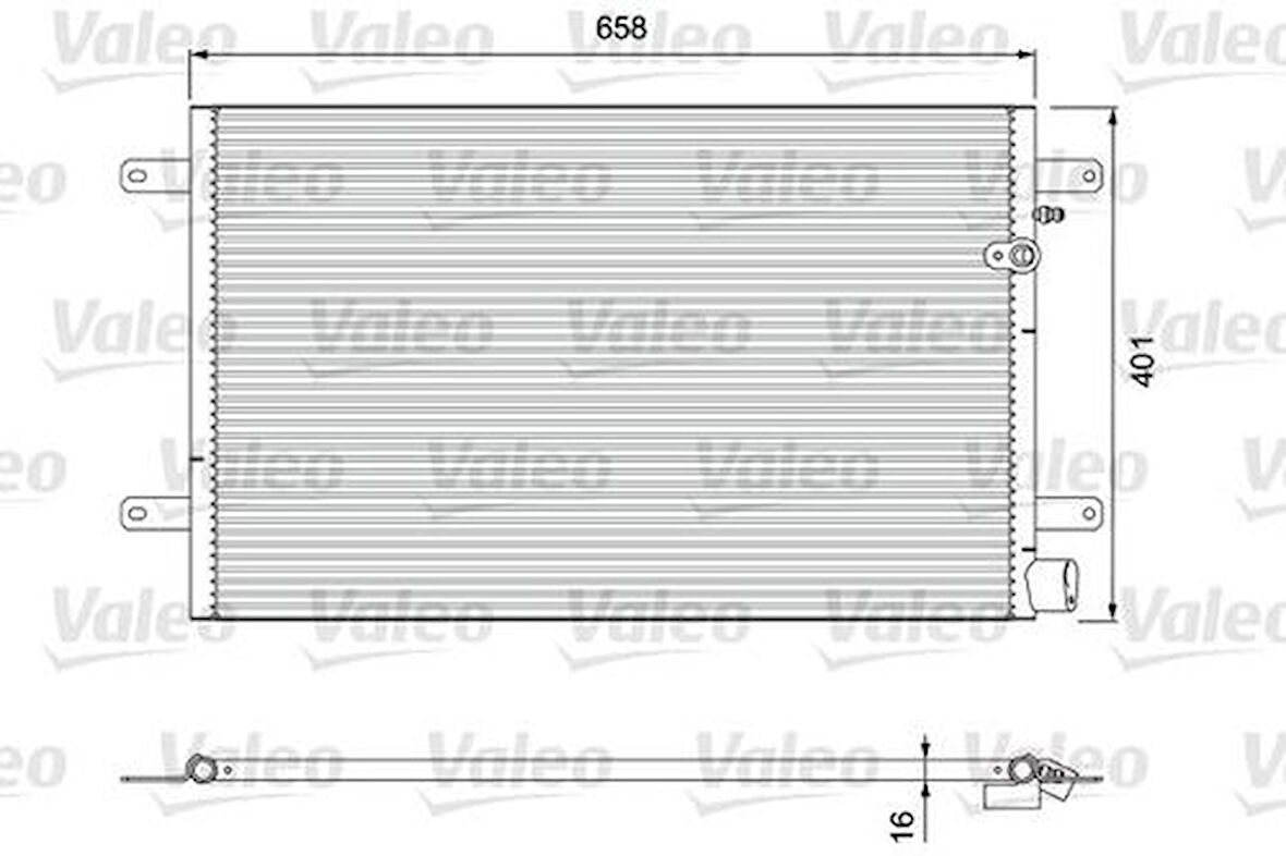 Valeo 814004 Klima Radyatörü A6 3.0TDI Quattro 05-10 4F0260401E