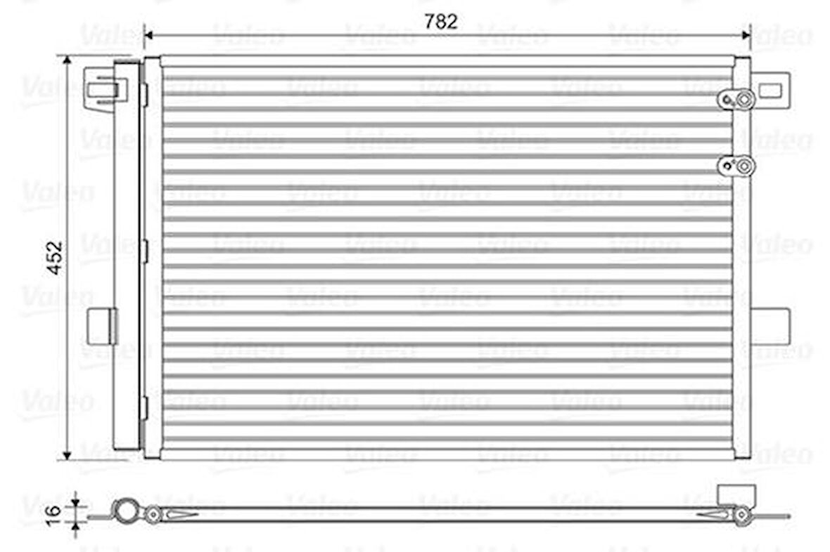 Valeo 814054 Kondenser Volkswagen Amarok 2H0820411A