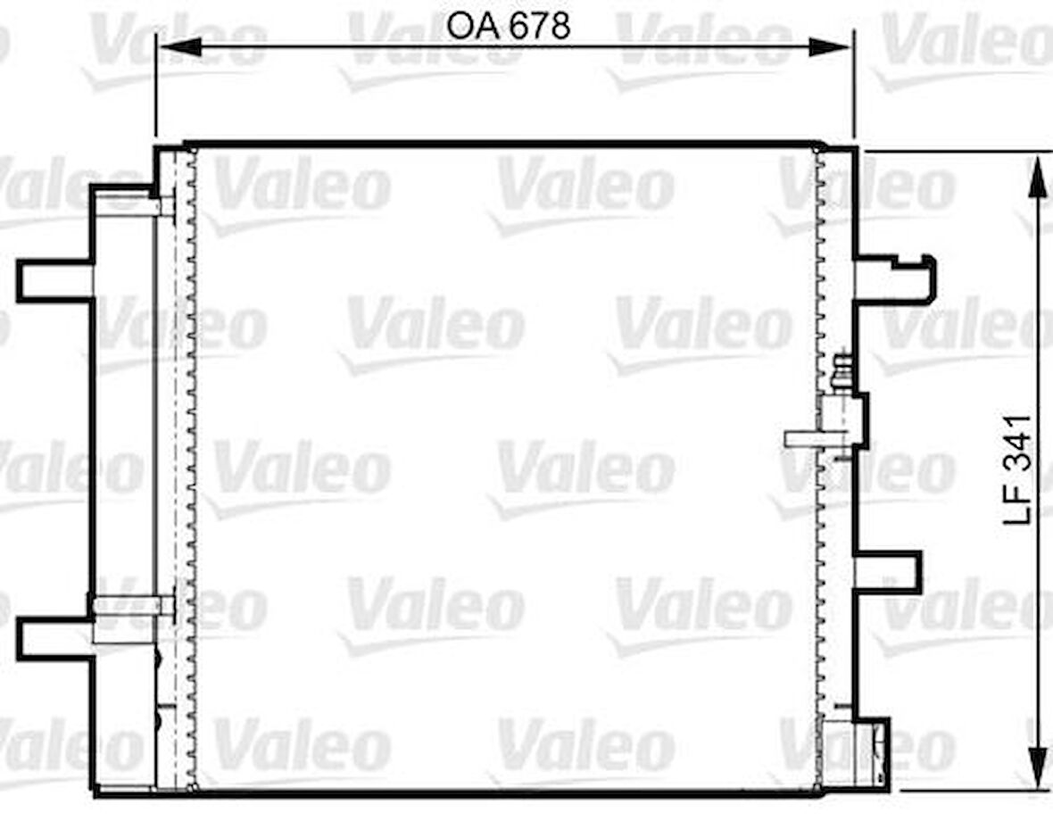 Valeo 814370 Klima Radyatörü A4 1.8 2.0TFSI 2.0TDI 08-16 A5 1.8 2.0TFSI 2.0TDI 07-17 Q5 2.0TFSI TDI 08- 4G0260401A