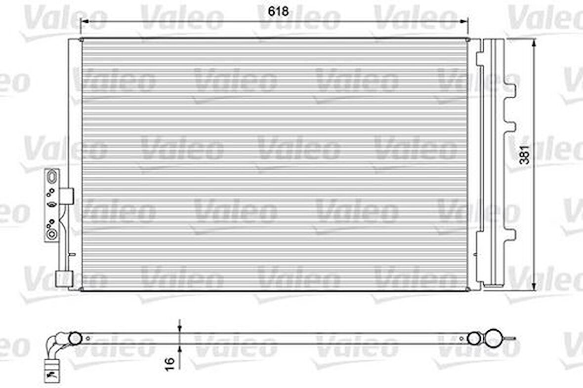 Valeo 814386 Klima Radyatörü BMW F25 F25 64539216143