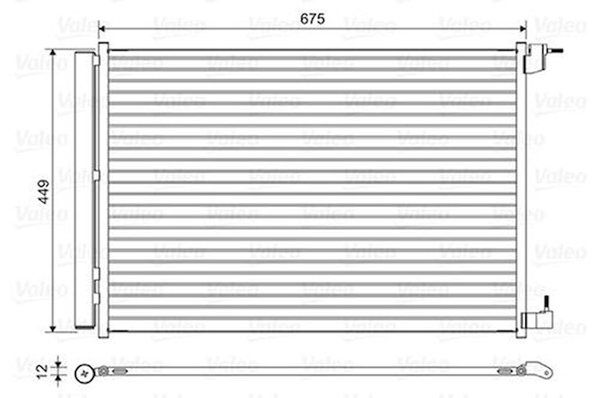 Valeo 814468 Klima Radyatörü X253 15-W205 14-S205 15-W213 16-S213 17-W222 17-C217 17- 995000454