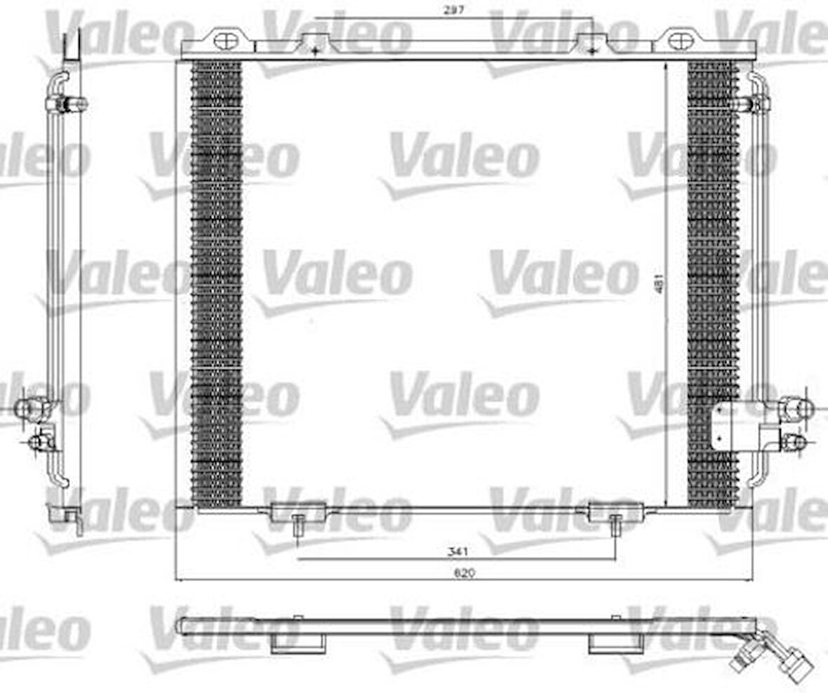 Valeo 817252 Klima Radyatörü E-Serisi W210 96-02 S210 96-02 2108300270