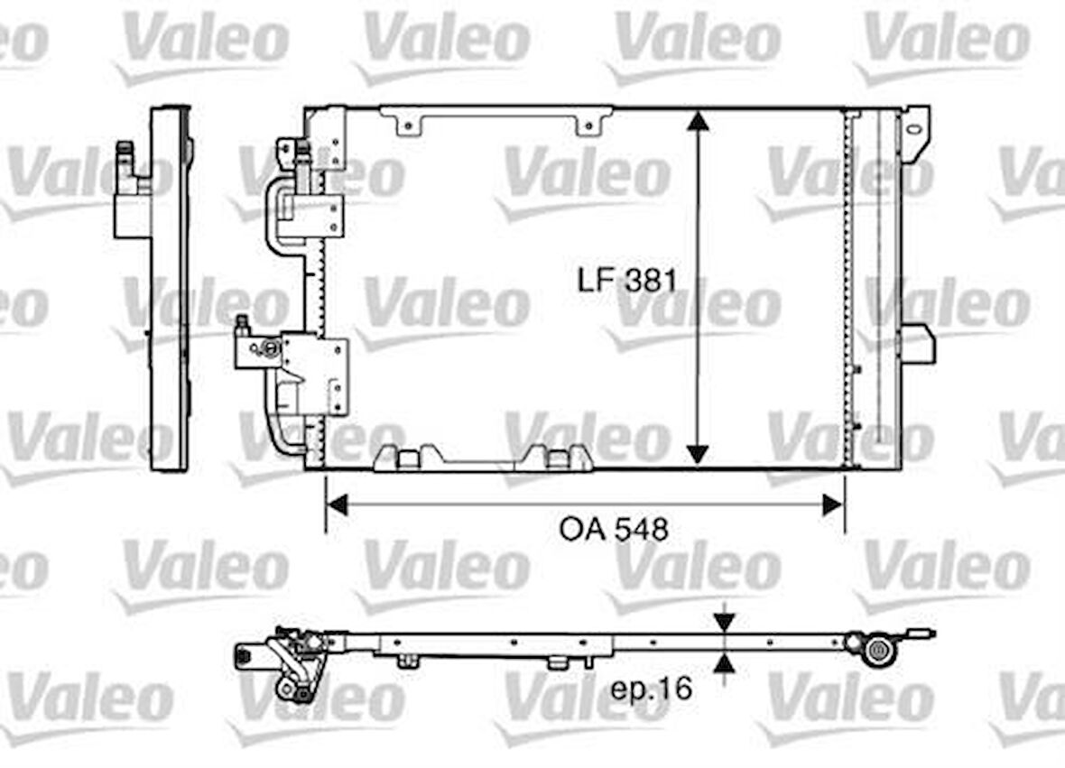 Valeo 817505 Klima Radyatörü Astra G Zafira A - 1999 1850074