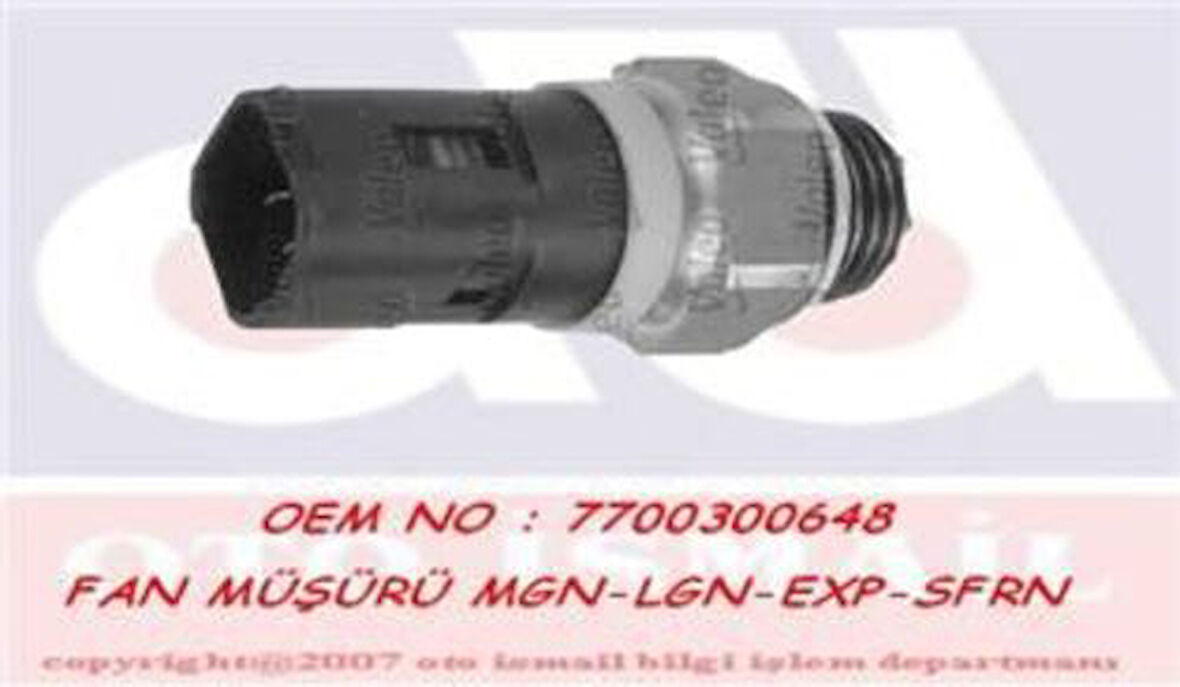 Valeo 820032 Fan Müşürü Clio II Kangoo Megane I Laguna I Scenic I Trafic Master Movano 92 82 88 78 7700839072