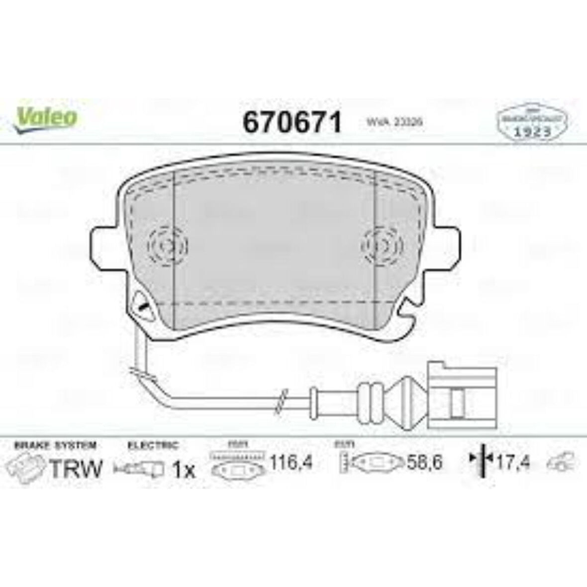 DISK FREN BALATA ARKA VOLKSWAGEN TRANSPORTER T5/TRANSPORTER T6/CARAVELLE 2.0/3.2/1.9D/2.0D/2.5D (04/03>)