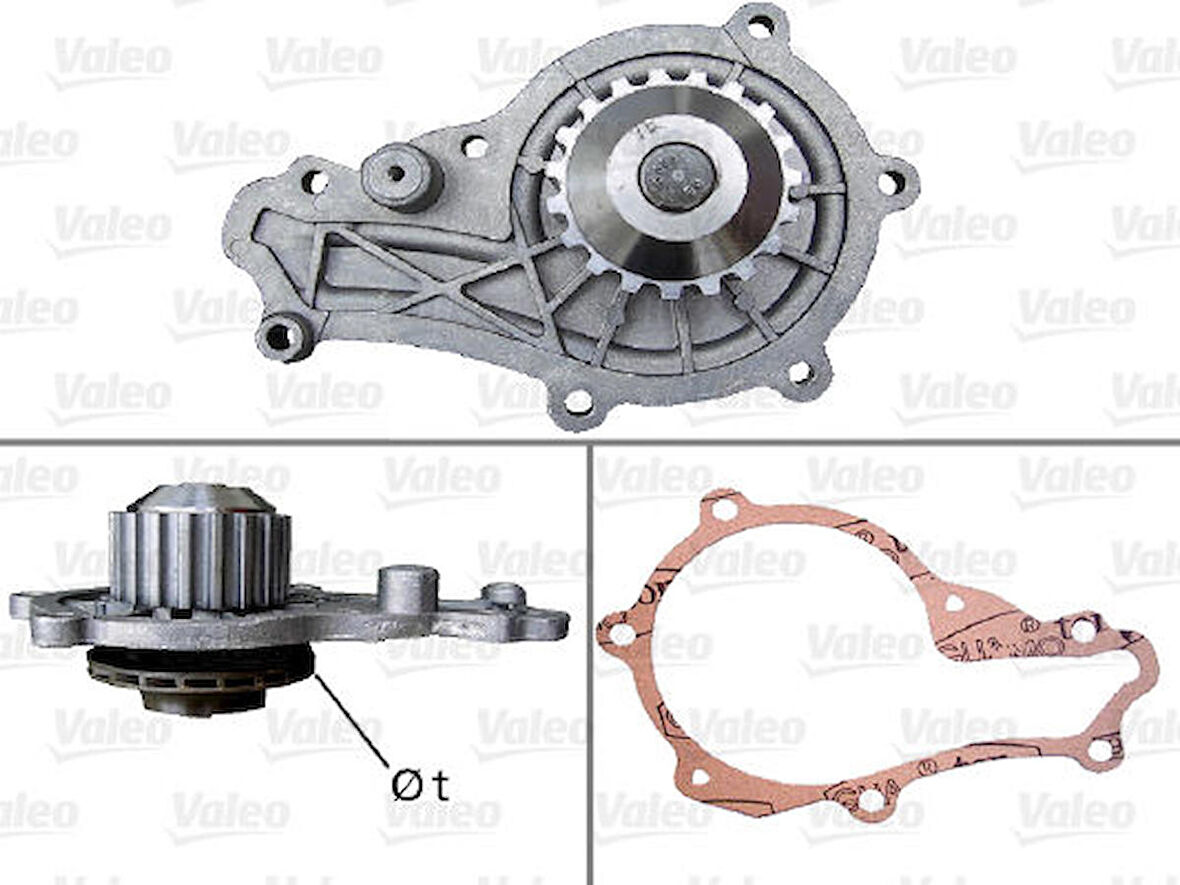VALEO Devirdaim Ford C Max 1.6tdcı Berlingo 1.6hdı Volvo S40 Iı 1.6d 2004-
