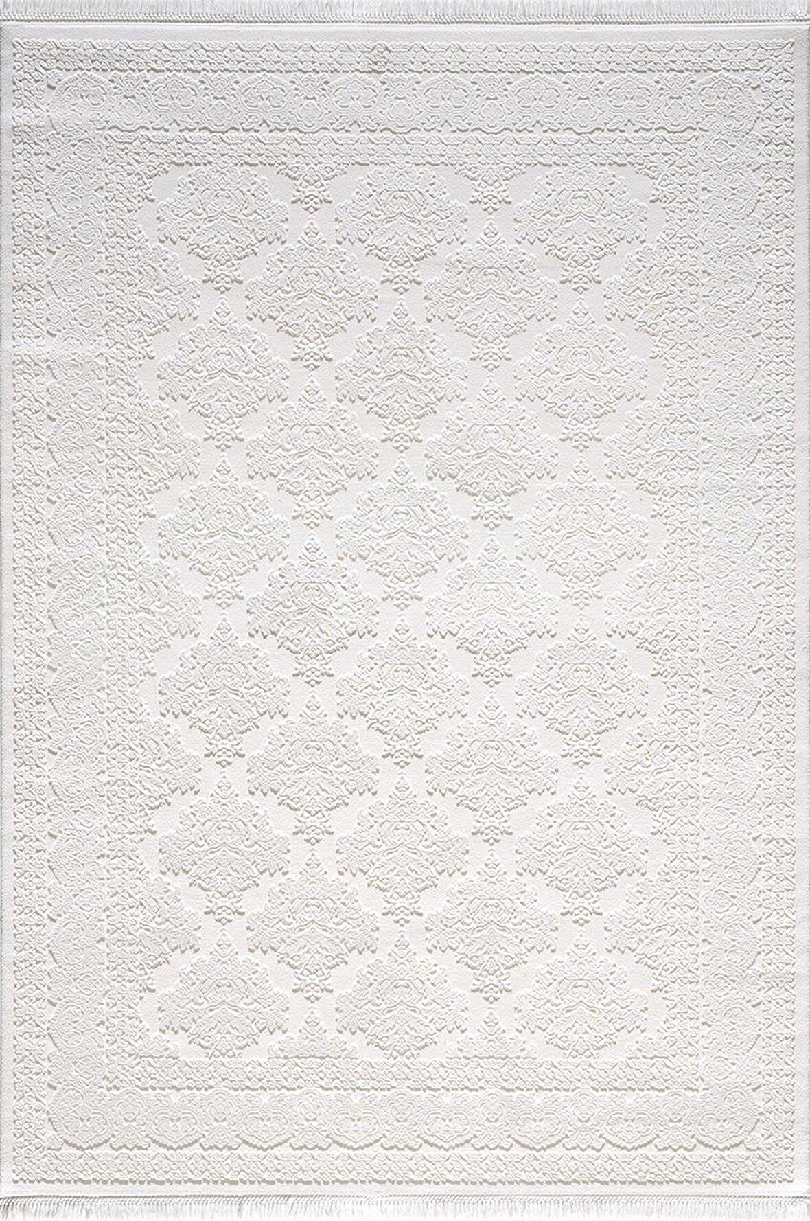 Artemis Halı Vanessa 06151C Krem Retro Motifli Yün Halı