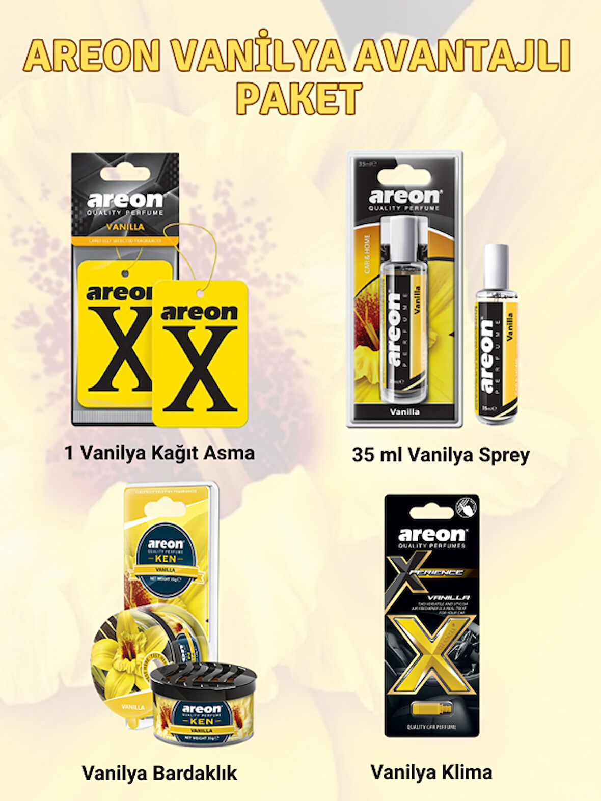 Areon Vanilya Avantajlı Paket