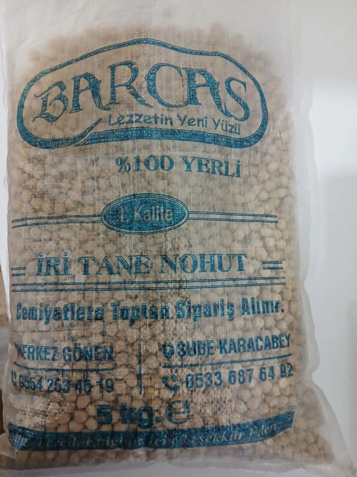 BARCAS 9 MM İRİ TANE NOHUT