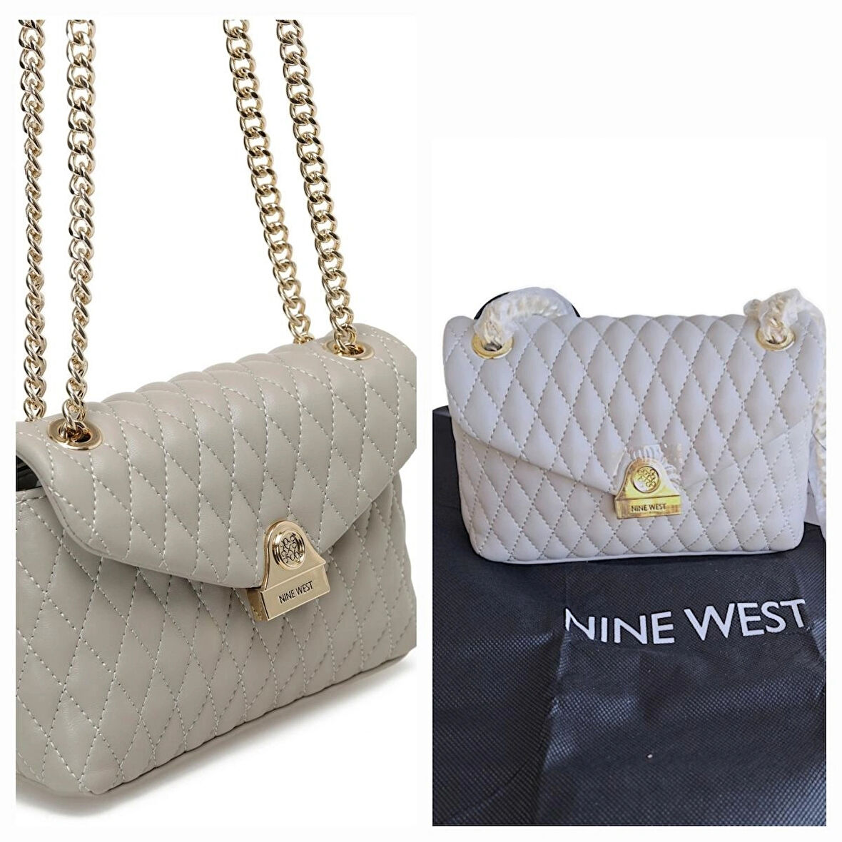 NİNE WEST CAELİA  CROSSBODY WOC ZİNCİR ASKILI KOL ÇANTASI 