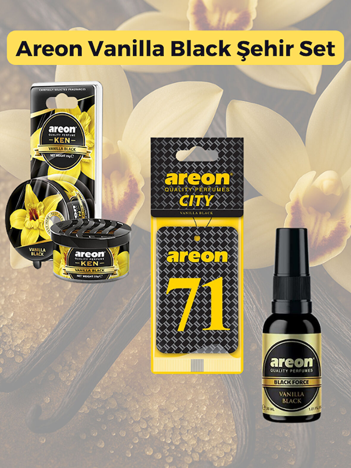 Areon Vanilla Black Şehir Set-71