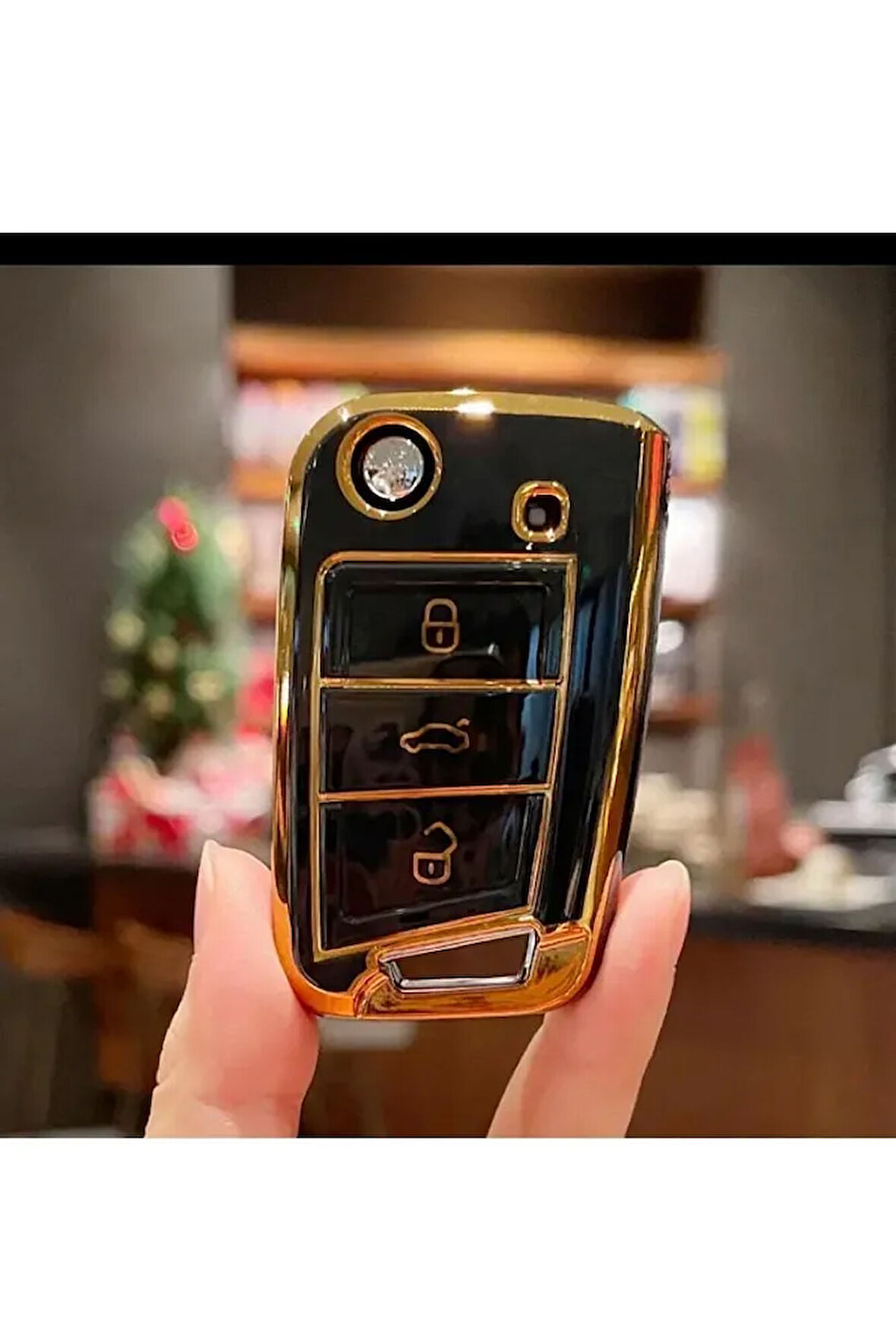 Volkswagen Golf 7 Ve 7,5 Lüks Anahtar Koruma Kılıfı Lütfen Anahtar Teyiti Yapınız