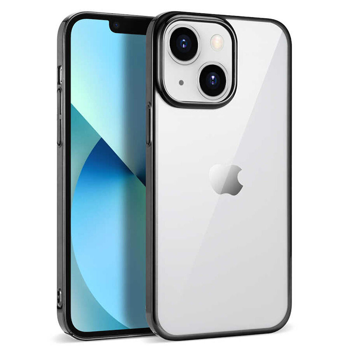 Vendas iPhone 14 Uyumlu (iPhone 14) Eksa Serisi Glitter Elektroplated Color Corner Sert Premium Kılıf