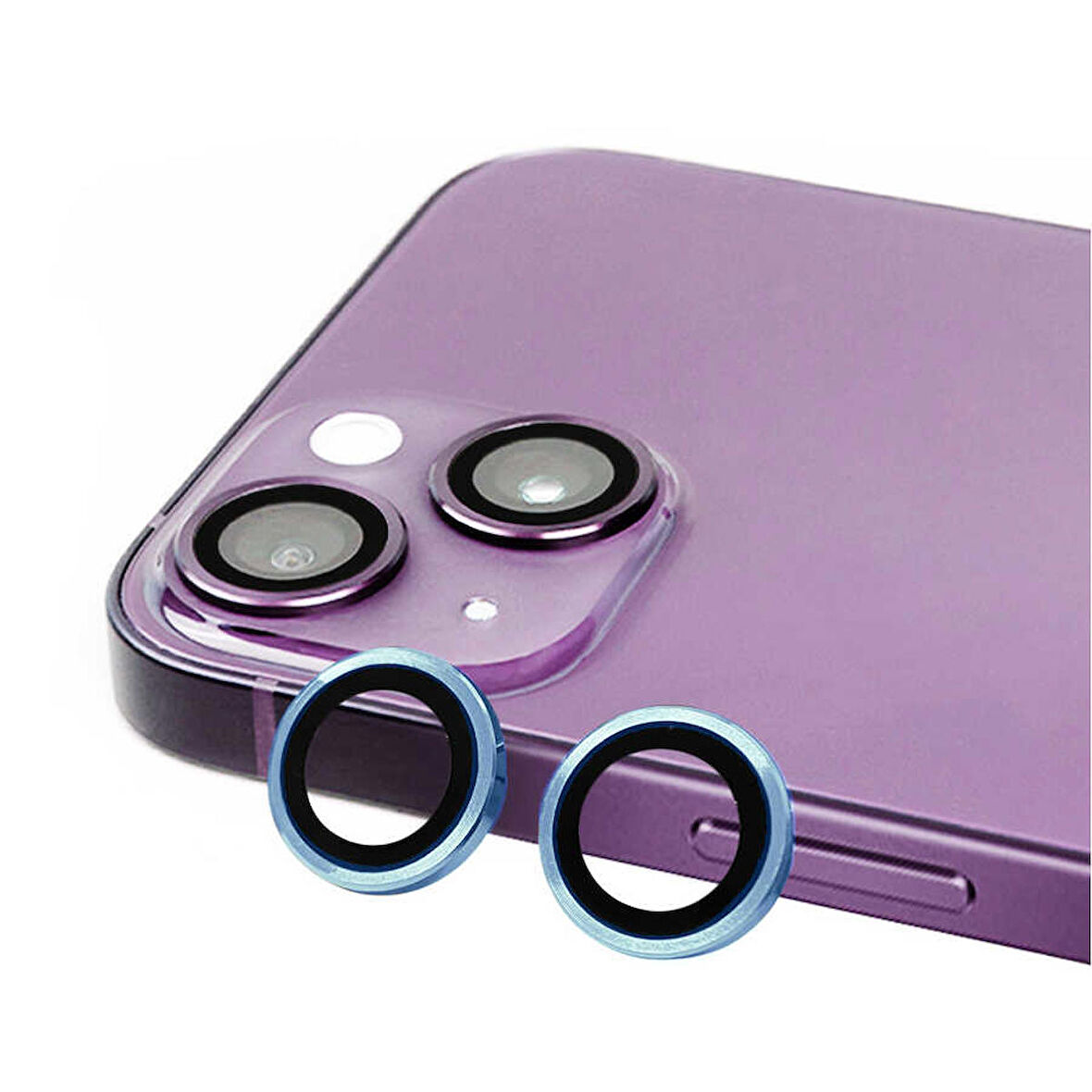 Vendas iPhone 14 Plus Uyumlu Lins Serisi Renkli Kamera Lens Koruyucu