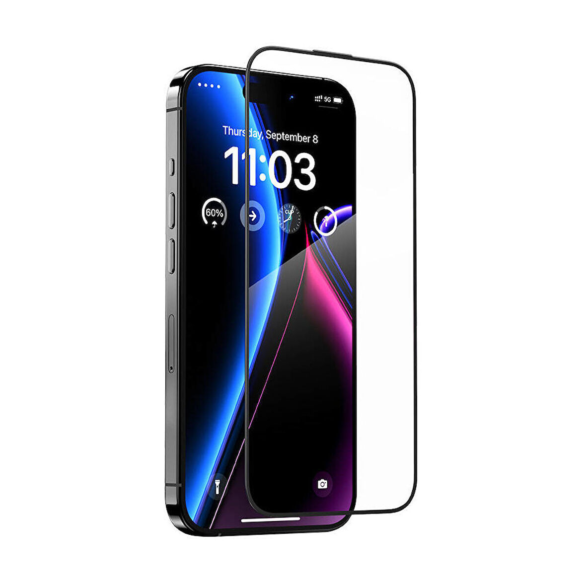 Vendas iPhone 14 Pro Max Uyumlu Exclusive V-Pro Safir Hardness Tempered Glass Ekran Koruyucu 2 Adet Set