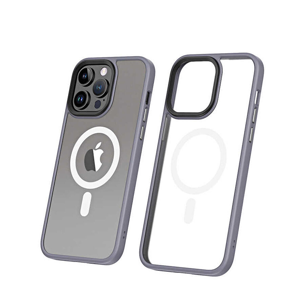 Vendas iPhone 14 Pro Uyumlu (14 Pro) Hybrid Magsafe Wireless Şarj Destekli Magic Smooth Silikon Kılıf