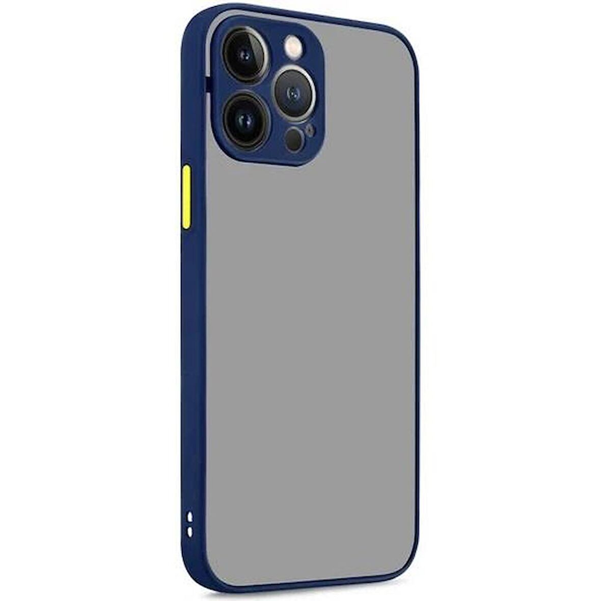 Vendas iPhone 14 Pro Max Uyumlu (14 Pro Max) Mara Serisi Arkası Mat Renkli Hux Silikon Kılıf