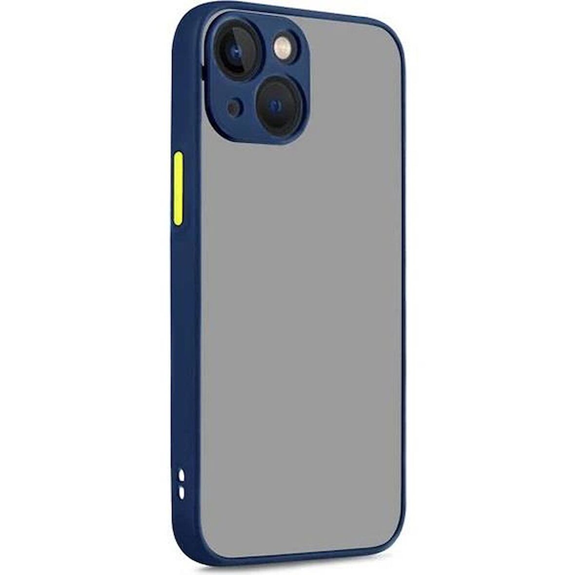 Vendas iPhone 14 Uyumlu ( iPhone 14 ) Mara Serisi Arkası Mat Renkli Hux Silikon Kılıf