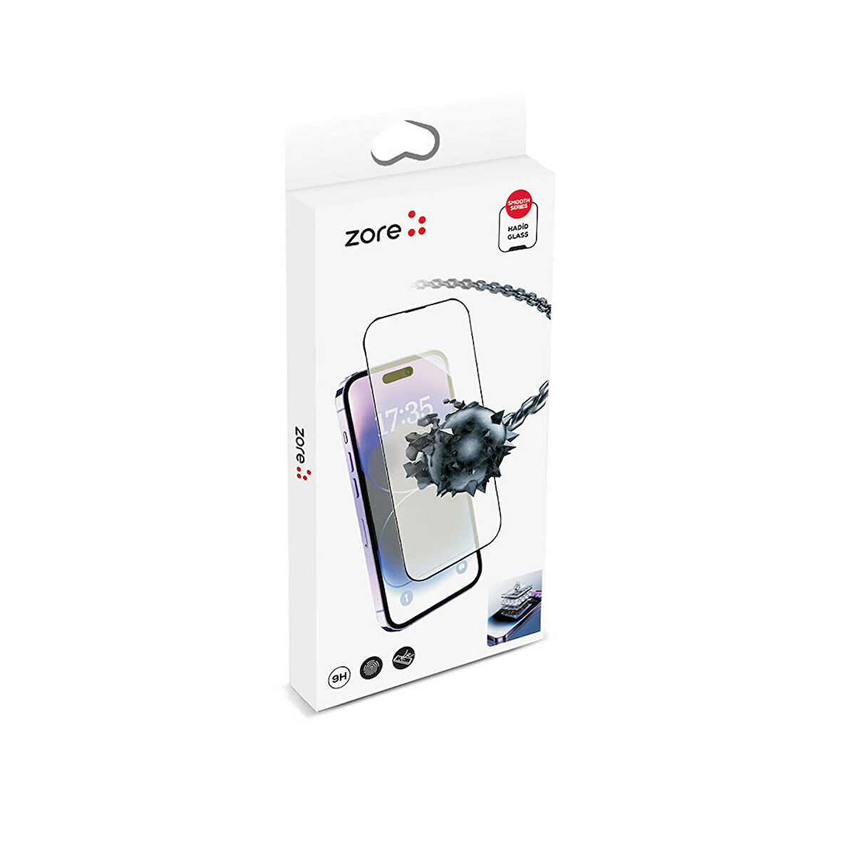 Vendas iPhone 14 Uyumlu Hadid Serisi Hizalama Aparatlı Hardness Tempered Cam Ekran Koruyucu