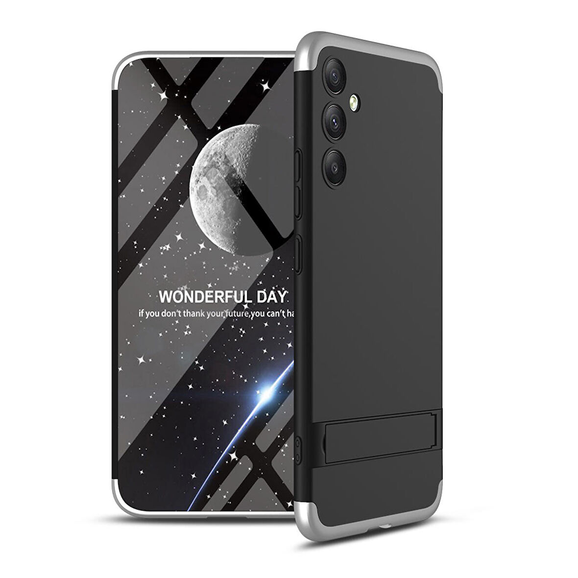 Vendas Samsung A34 Uyumlu Ays Serisi Full Body 3 Parçalı Ekran Hariç Tam Kaplama Sert Kılıf