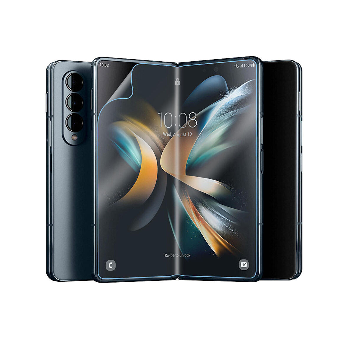 Vendas Samsung Galaxy Z Fold 4 Uyumlu Hizalama Aparatlı S-Fit Body Ekran Koruyucu