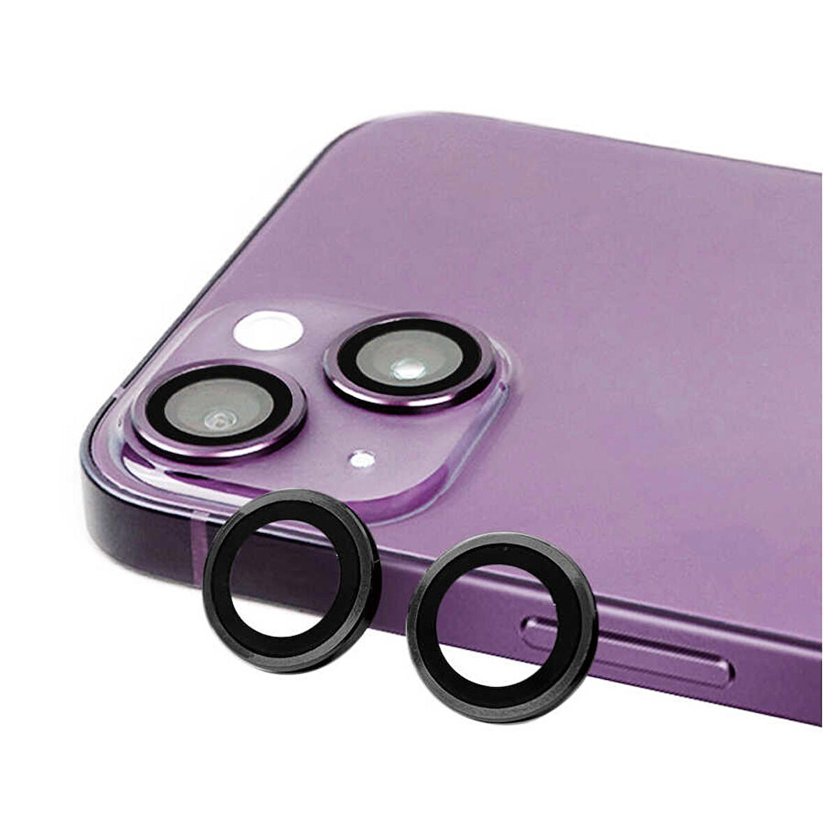 Vendas iPhone 15 Uyumlu Darbe Dirençli Kamera Lens Koruyucu