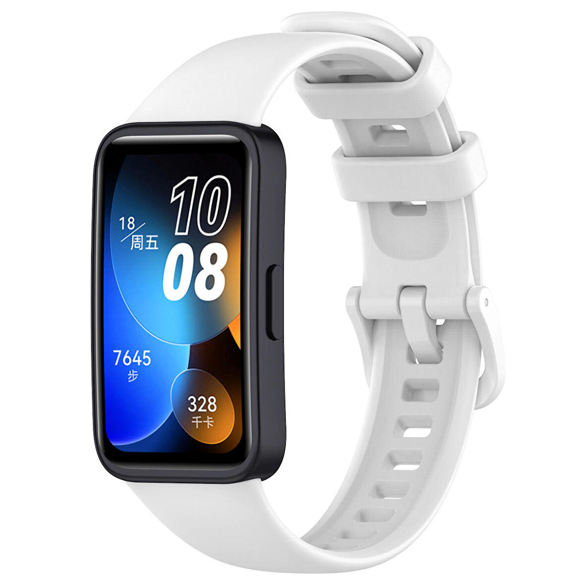 Vendas Huawei Band 8 Uyumlu Kademe Ayarlı Klasik Silikon Kordon ( SAAT DEĞİLDİR )
