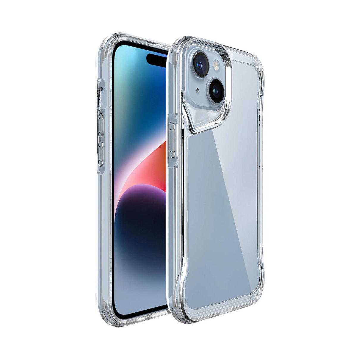 Vendas iPhone 15 Plus Uyumlu (15 Plus) Door Serisi Darbe Dirençli Airbag Köşeli Shock Proof T-Max Kılıf