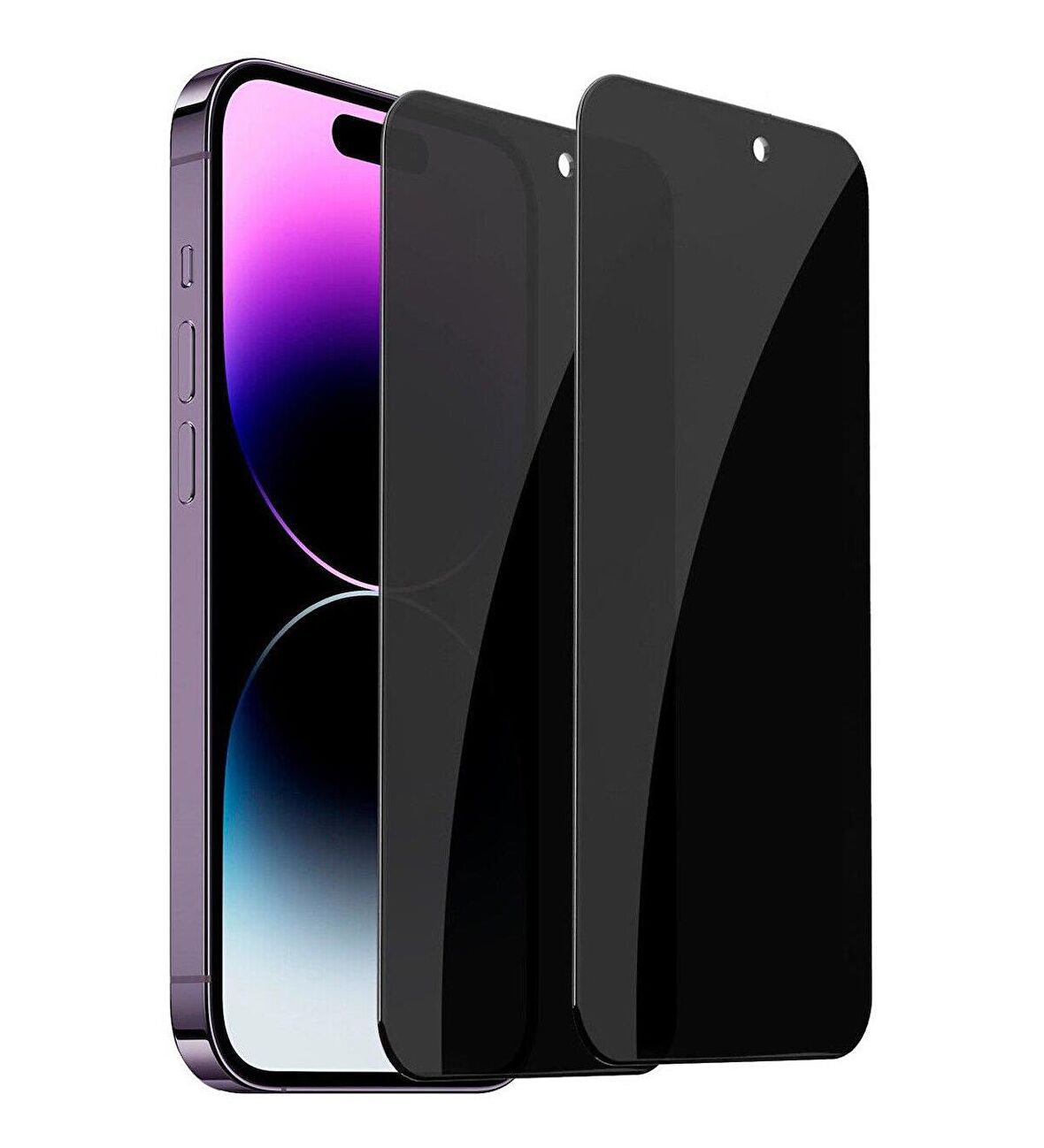 Vendas iPhone 13 Pro Max Uyumlu Easy W-Vista Privacy Temperli Cam Ekran Koruyucu 2 Adet