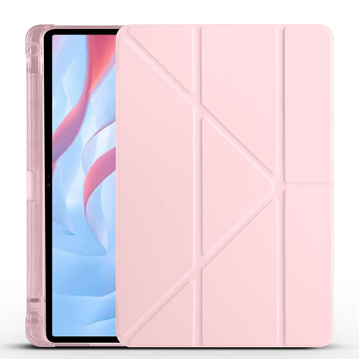 Vendas Huawei Honor X9 11.5' Uyumlu Tri Folding Kalem Bölmeli Standlı Kapaklı Kılıf