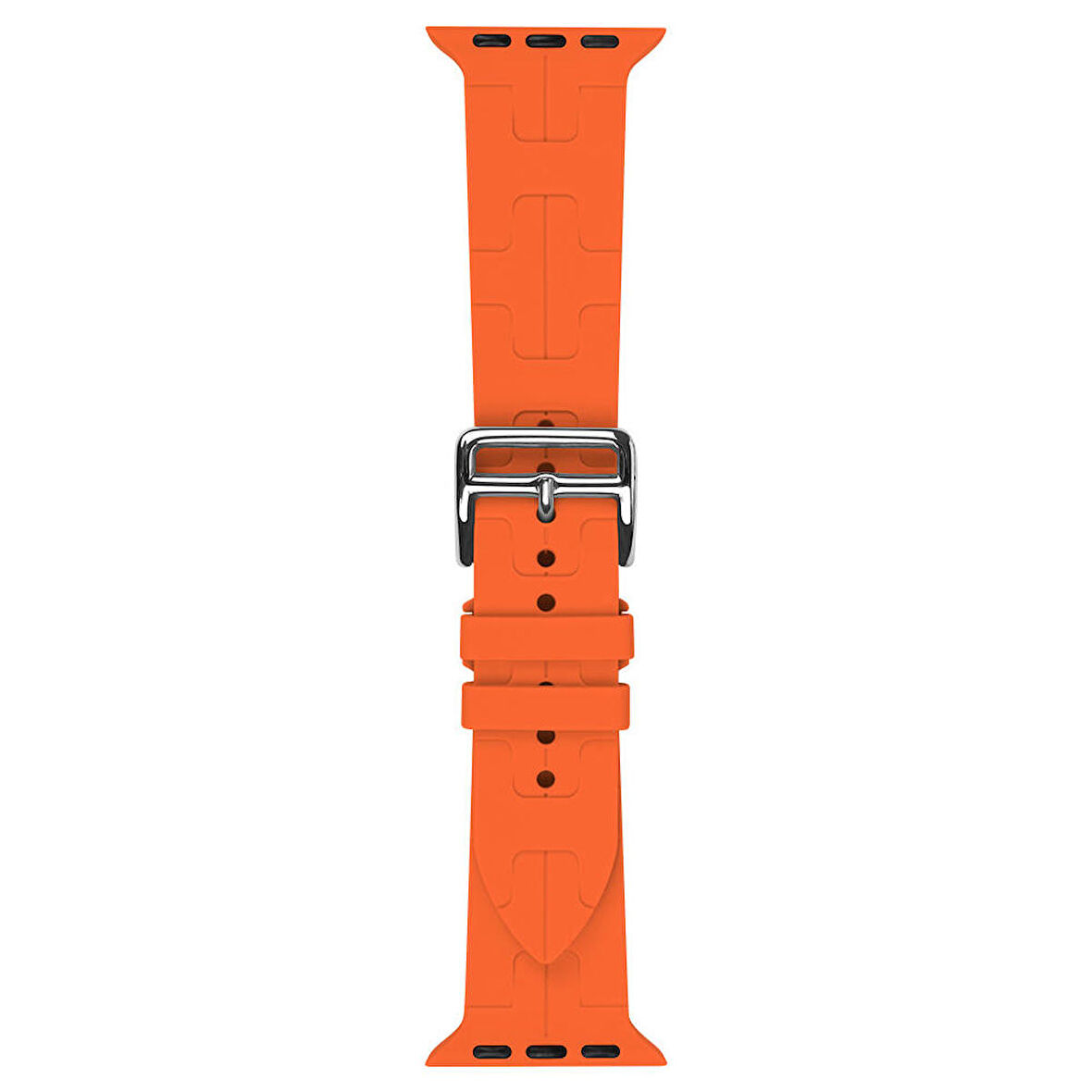 Vendas Apple Watch 7 41mm Uyumlu Kademe Ayarlı Silikon Kordon