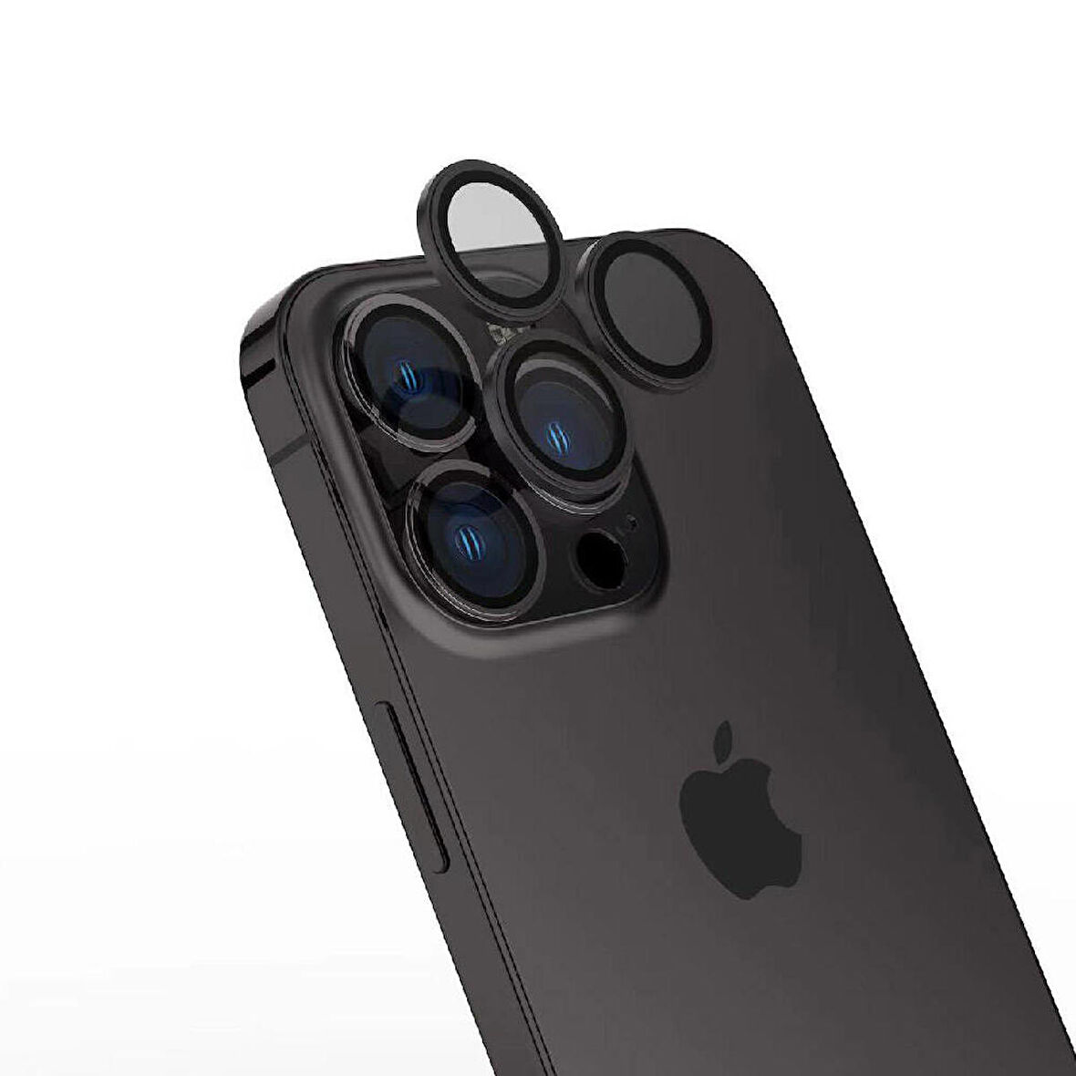 Vendas iPhone 15 Pro Max Uyumlu Hardness Sapphire Kamera Lens Koruyucu