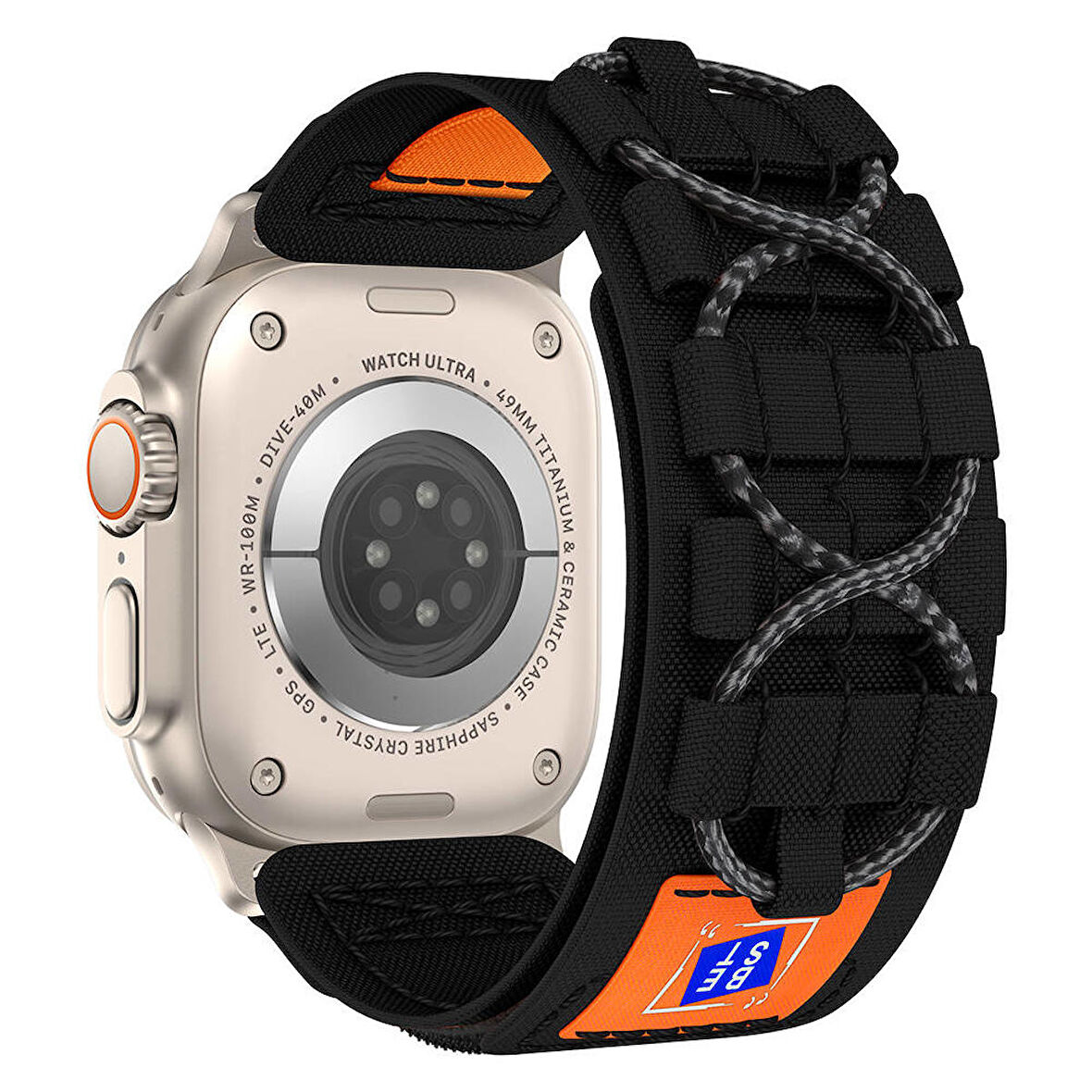 Vendas Apple Watch Ultra 49mm Zore KRD-99 Hasır Kordon