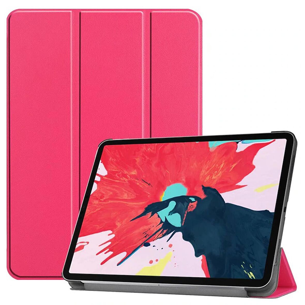 Vendas Apple iPad Air 11 2024 Zore Smart Cover Standlı 1-1 Kılıf