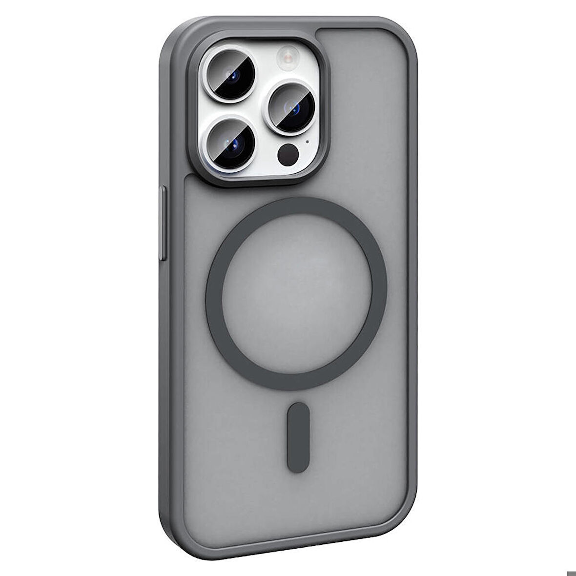 Vendas iPhone 14 Pro Kılıf Magsafe Şarj Özellikli Mat Arka Yüzey Zore Sio Kapak