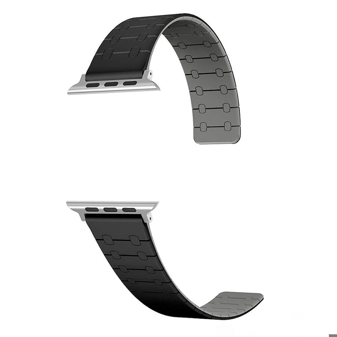 Vendas Apple Watch 42mm Zore KRD-111 Çizgili Desenli Silikon Kordon