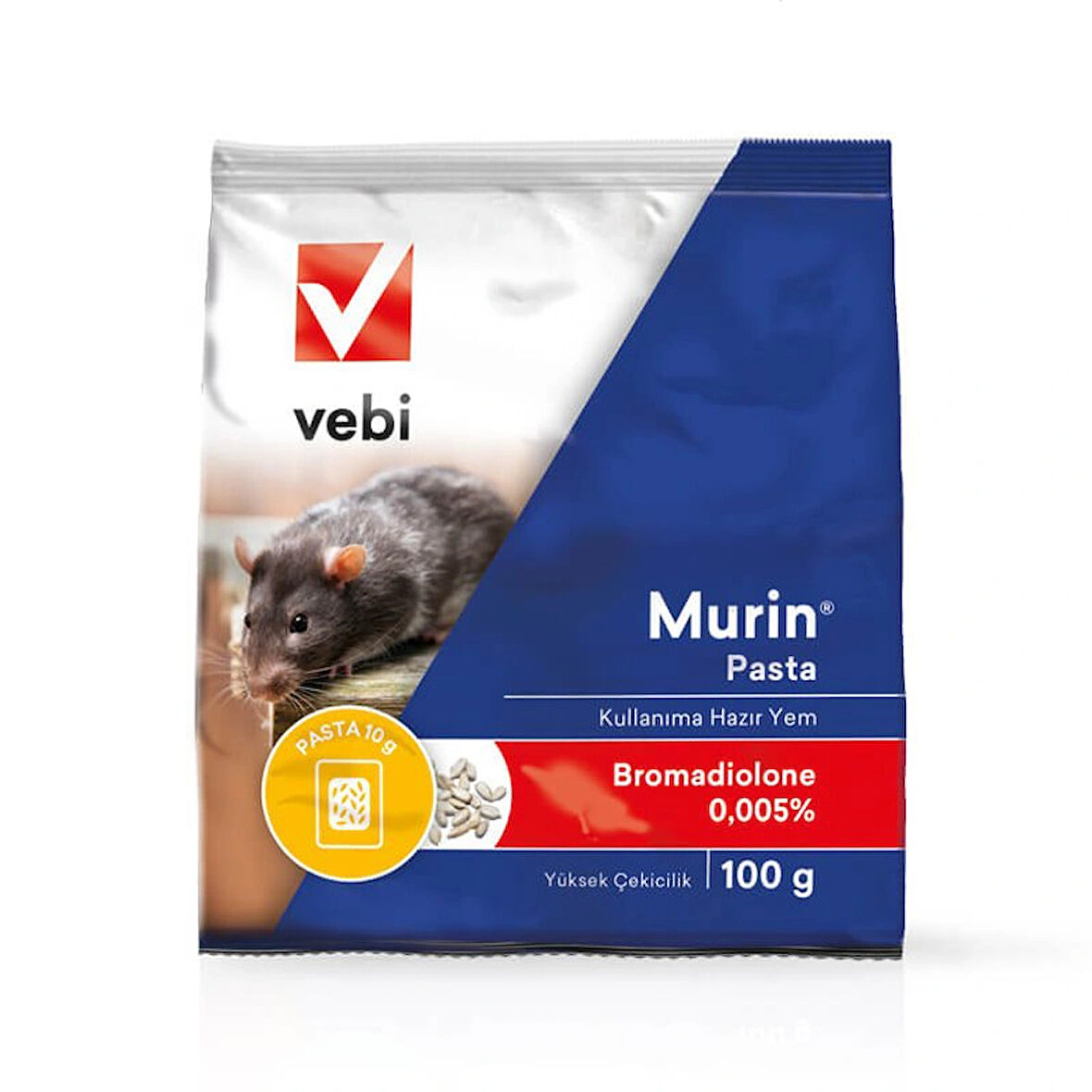 VEBİ MURİN FARE PASTASI 100G  3 PAKET