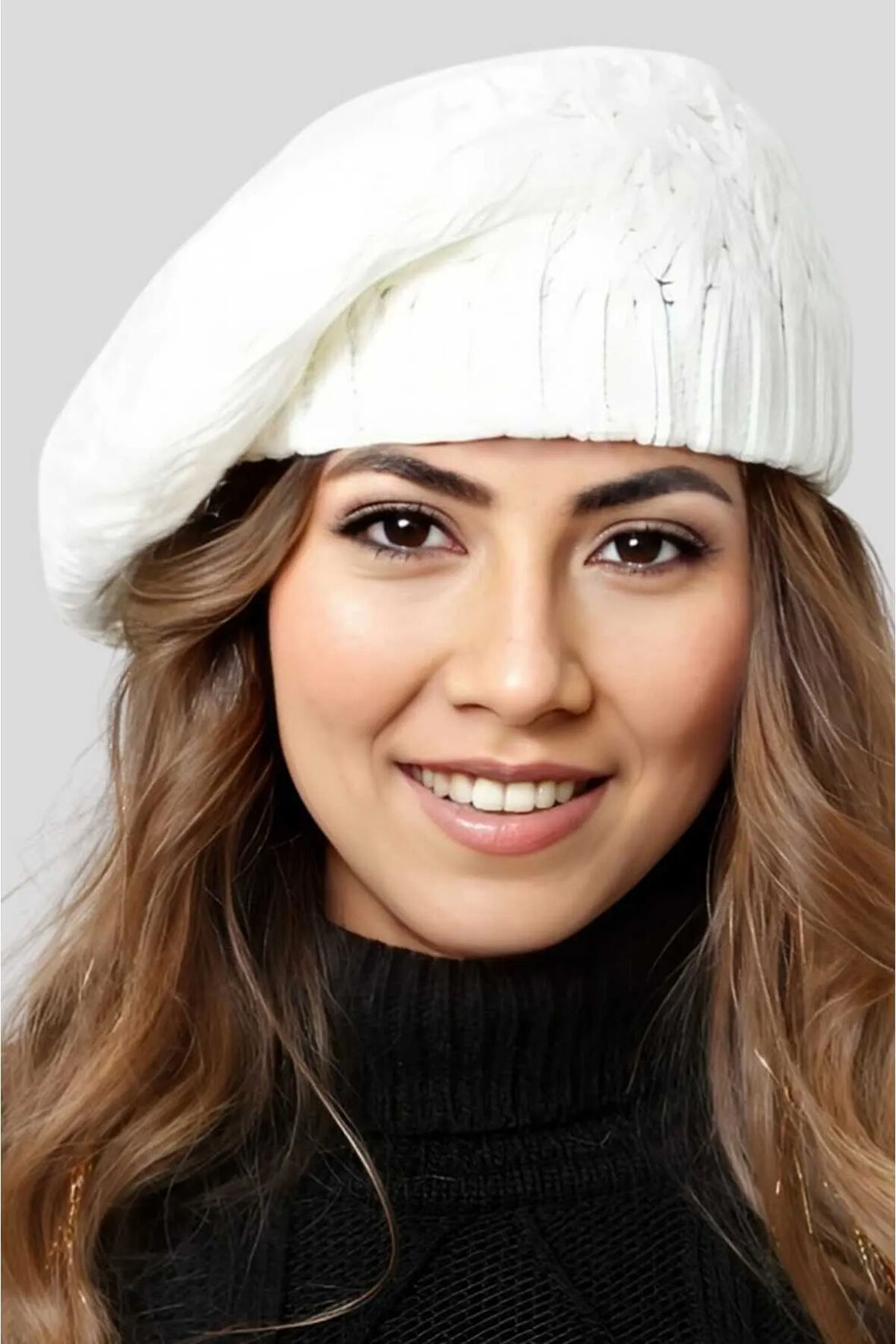 Uniquetrenders Kadın Örgü Triko Ressam Bere
