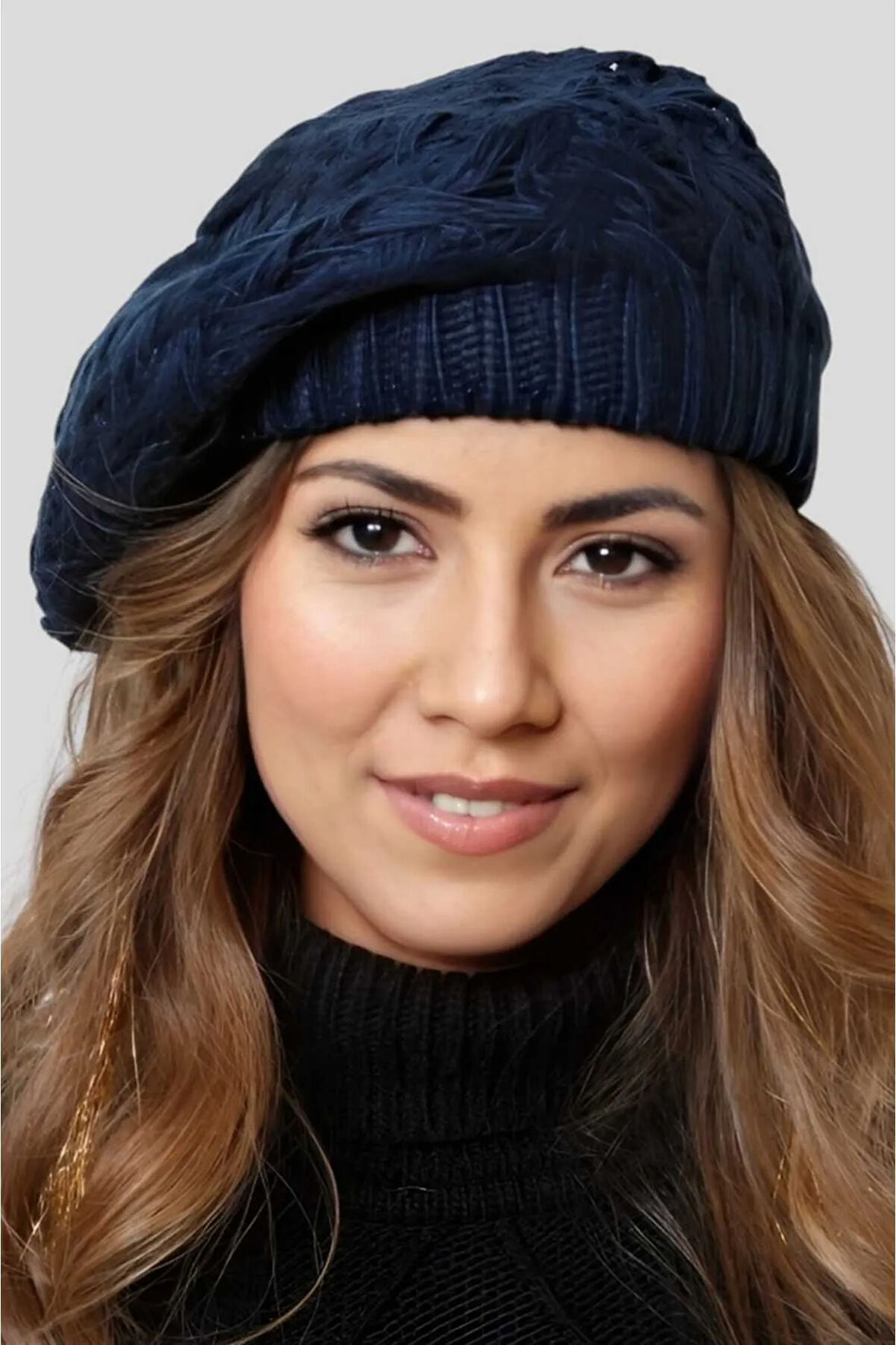 Uniquetrenders Kadın Örgü Triko Ressam Bere