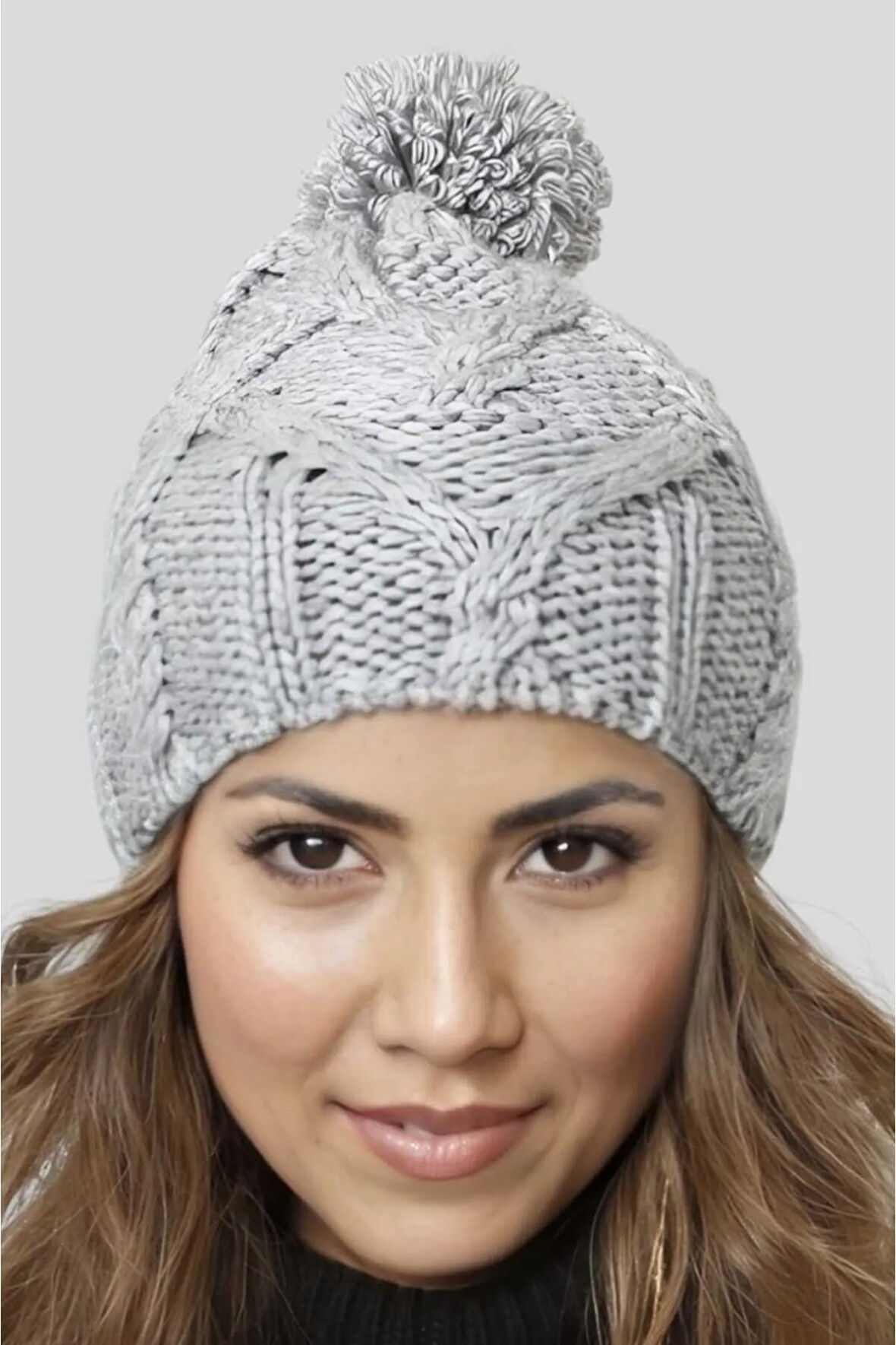 Uniquetrenders Kadın Kışlık Ponponlu Örgü Bere