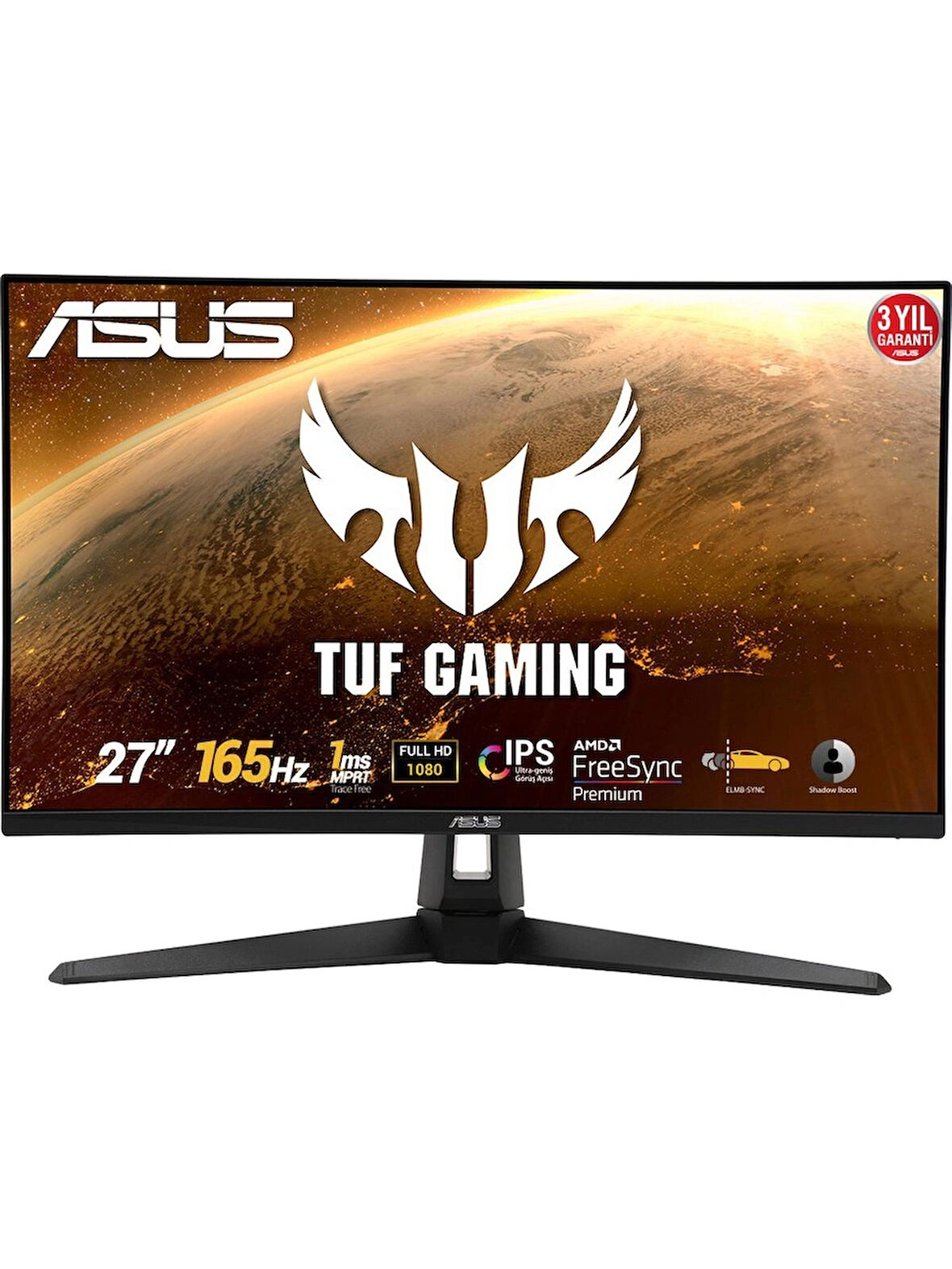 Asus TUF Gaming VG279Q1A 27" 1 ms Full HD IPS 165 Hz Oyuncu Monitörü