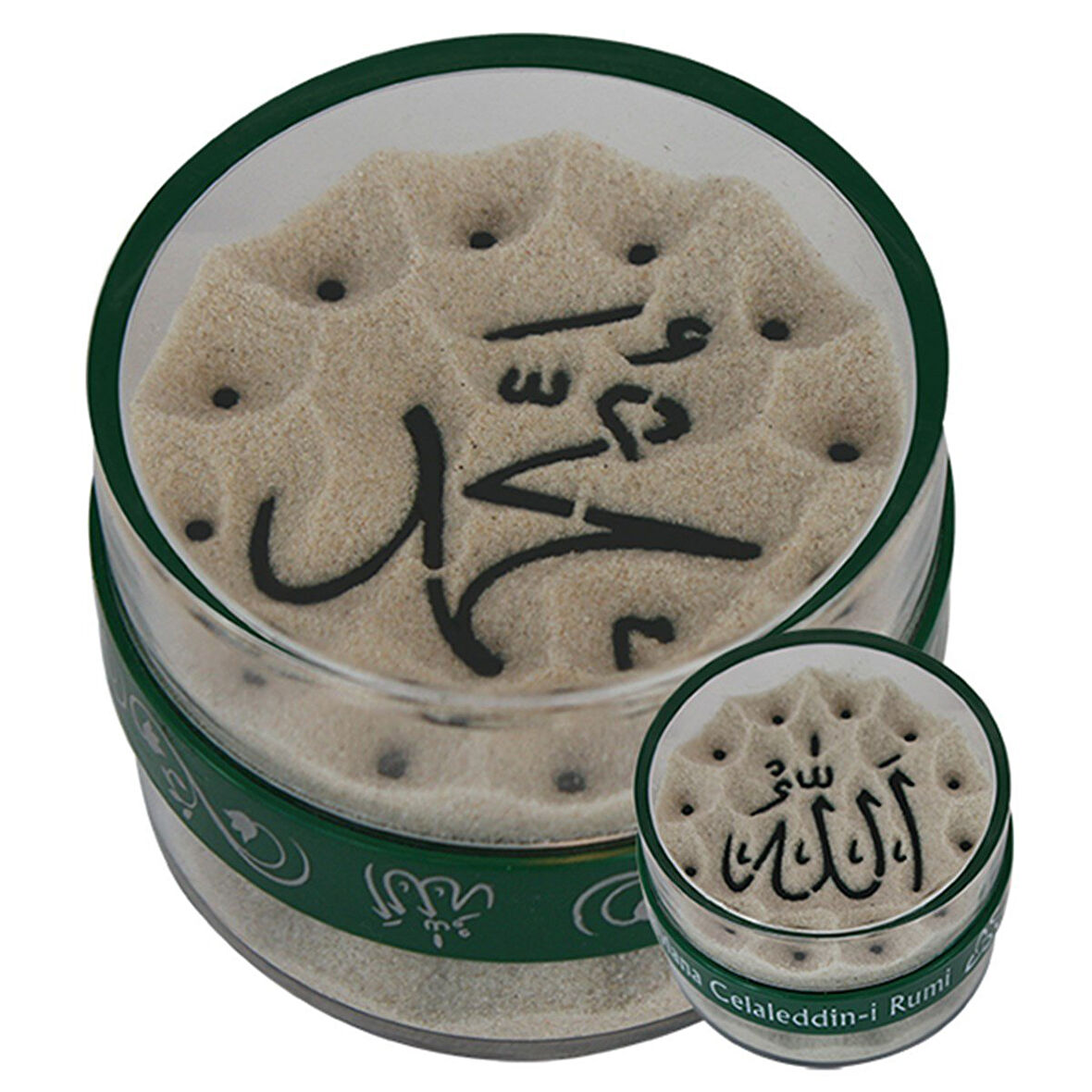 Kum Saat Görseli Hz. Muhammed & Allah 12 adet FİYATIDIR VGKD05