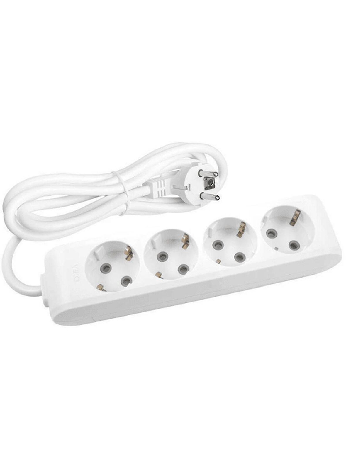 Viko Multi Let (4'Lü) Dörtlü Priz Topraklı Çocuk Korumalı Kablolu 2 (İki) Metre