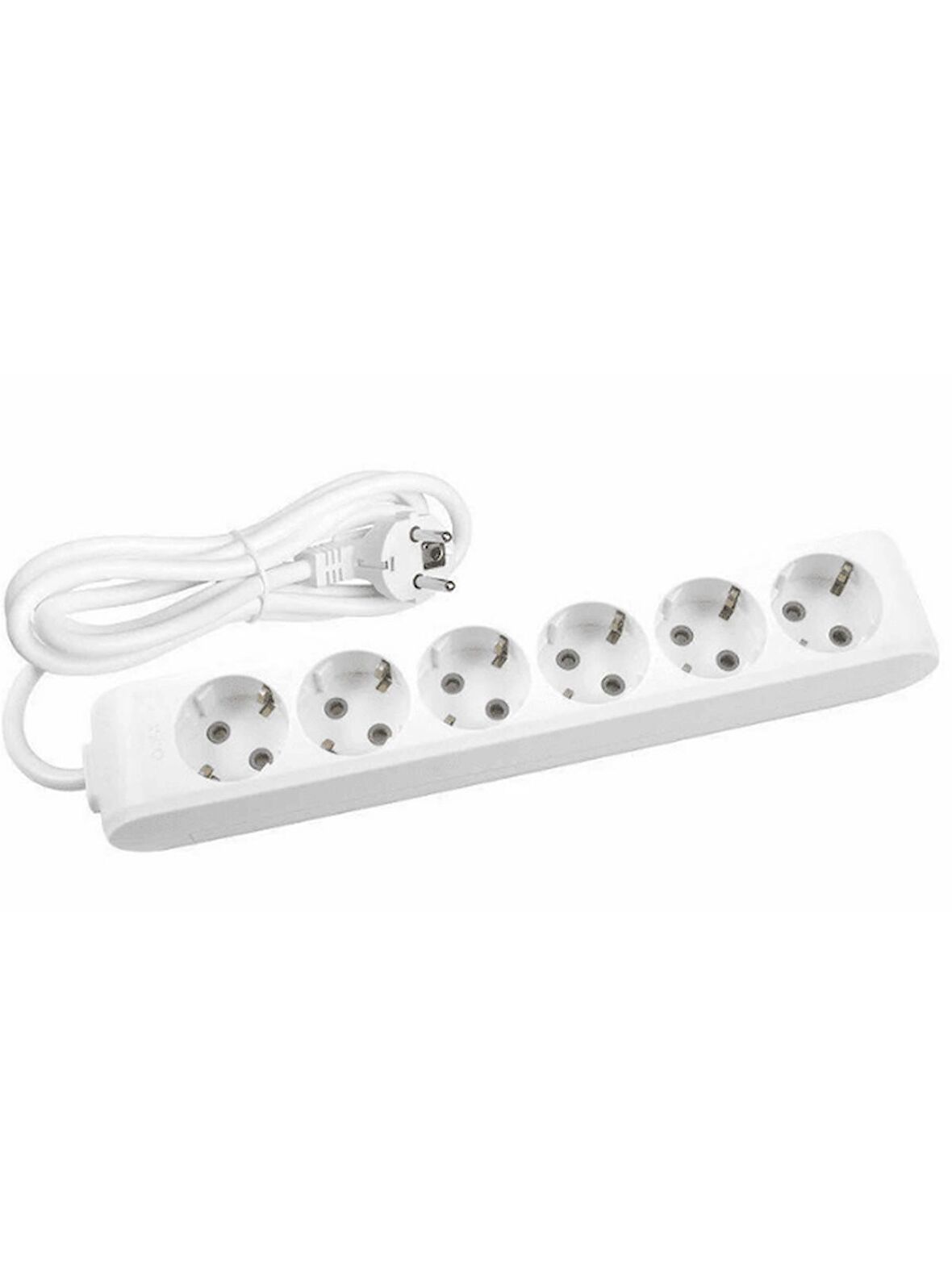 Viko Multi Let (6'Lı) Altılı Priz Topraklı Çocuk Korumalı Kablolu 2 (İki) Metre (8 Adet)